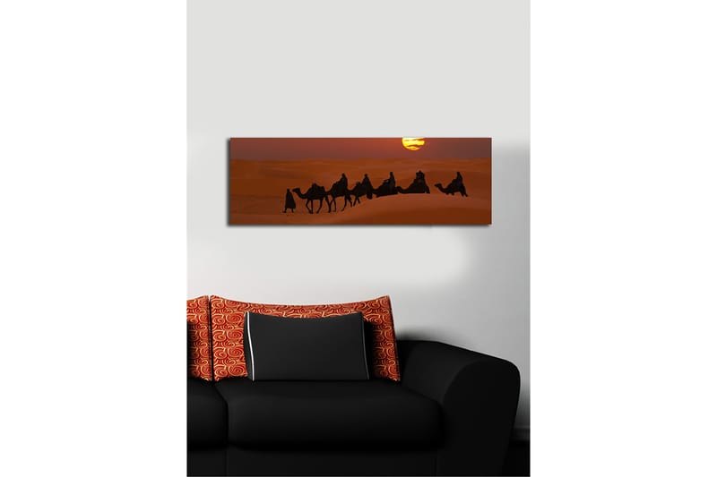 Dekorativ Canvasbilde 30x90 cm - Flerfarget - Interiør - Maleri & posters - Lerretsbilder