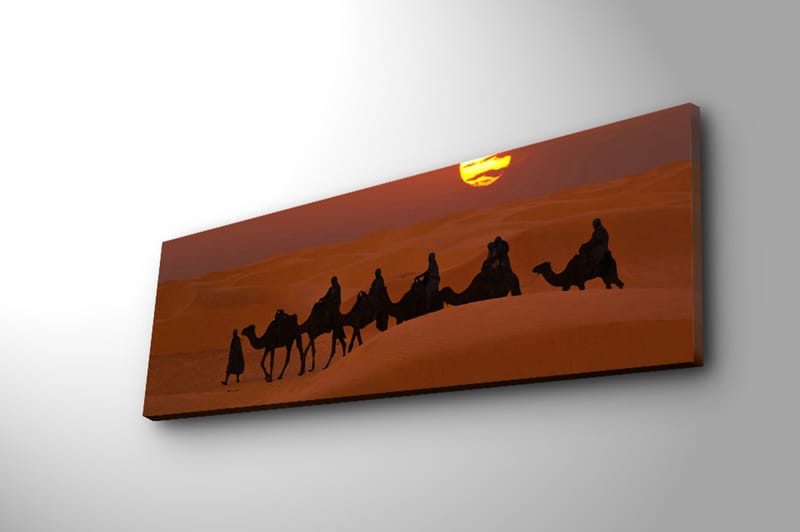 Dekorativ Canvasbilde 30x90 cm - Flerfarget - Interiør - Maleri & posters - Lerretsbilder