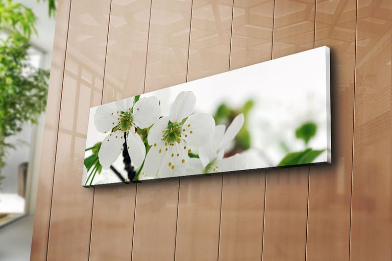 Dekorativ Canvasbilde 30x90 cm - Flerfarget - Interiør - Maleri & posters - Lerretsbilder
