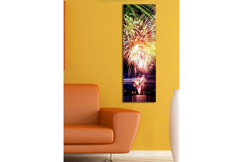 Dekorativ Canvasbilde 30x90 cm - Flerfarget - Interiør - Maleri & posters - Lerretsbilder