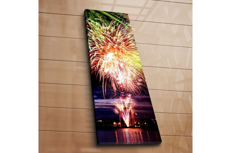 Dekorativ Canvasbilde 30x90 cm - Flerfarget - Interiør - Maleri & posters - Lerretsbilder