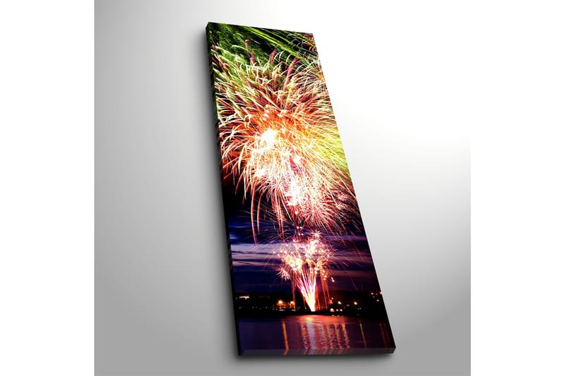 Dekorativ Canvasbilde 30x90 cm - Flerfarget - Interiør - Maleri & posters - Lerretsbilder