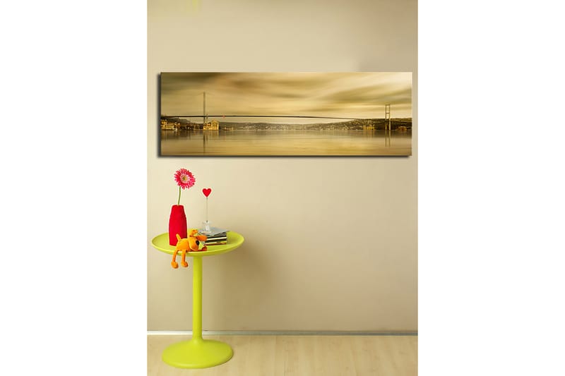 Dekorativ Canvasbilde 30x90 cm - Flerfarget - Interiør - Maleri & posters - Lerretsbilder