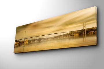 Dekorativ Canvasbilde 30x90 cm - Flerfarget - Interiør - Maleri & posters - Lerretsbilder