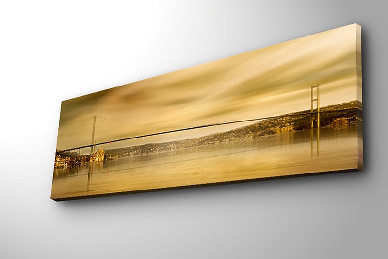 Dekorativ Canvasbilde 30x90 cm - Flerfarget - Interiør - Maleri & posters - Lerretsbilder