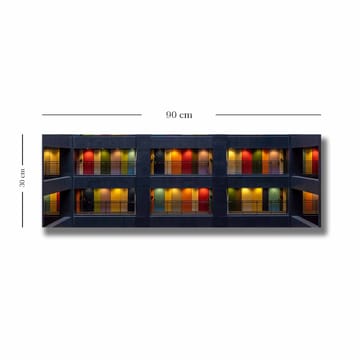 Dekorativ Canvasbilde 30x90 cm - Flerfarget - Interiør - Maleri & posters - Lerretsbilder