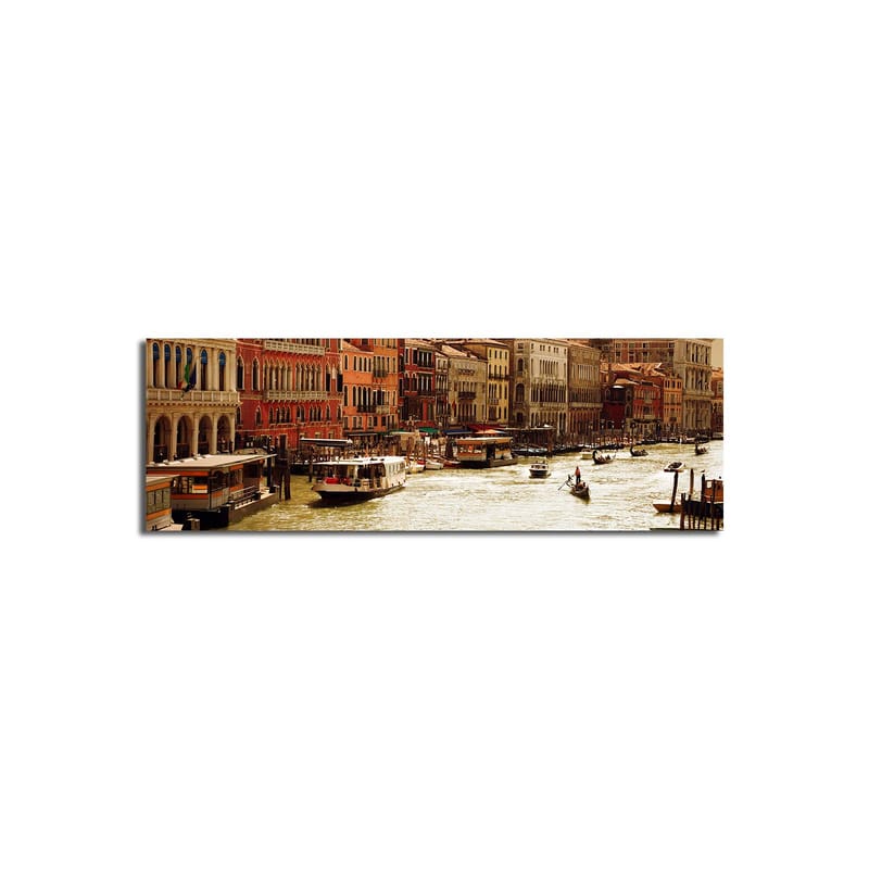 Dekorativ Canvasbilde 30x90 cm - Flerfarget - Interiør - Maleri & posters - Lerretsbilder
