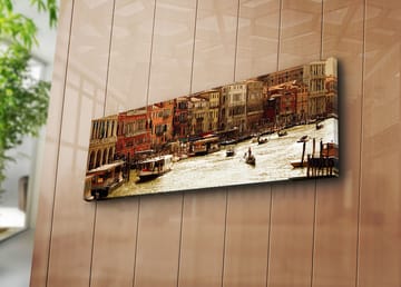 Dekorativ Canvasbilde 30x90 cm - Flerfarget - Interiør - Maleri & posters - Lerretsbilder