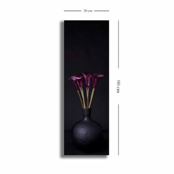 Dekorativ Canvasbilde 30x90 cm - Flerfarget - Interiør - Maleri & posters - Lerretsbilder
