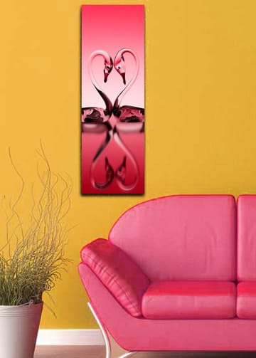 Dekorativ Canvasbilde 30x90 cm - Flerfarget - Interiør - Maleri & posters - Lerretsbilder