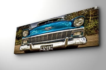 Dekorativ Canvasbilde 30x90 cm - Flerfarget - Interiør - Maleri & posters - Lerretsbilder