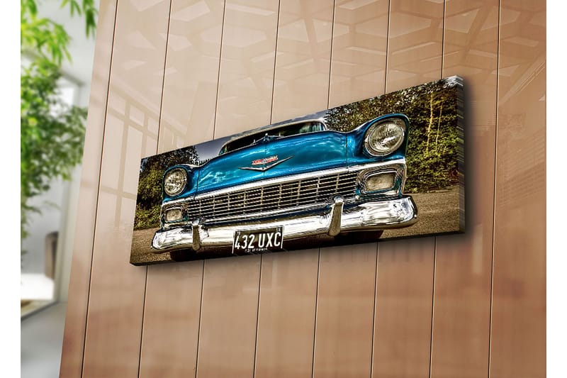 Dekorativ Canvasbilde 30x90 cm - Flerfarget - Interiør - Maleri & posters - Lerretsbilder