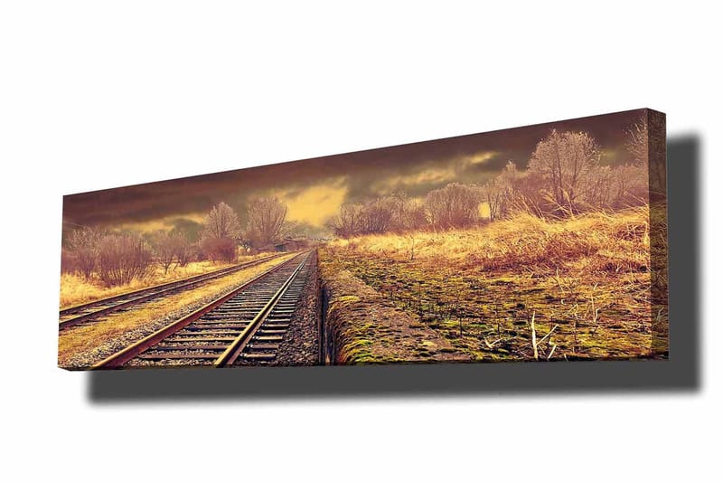 Dekorativ Canvasbilde 30x90 cm - Flerfarget - Interiør - Maleri & posters - Lerretsbilder