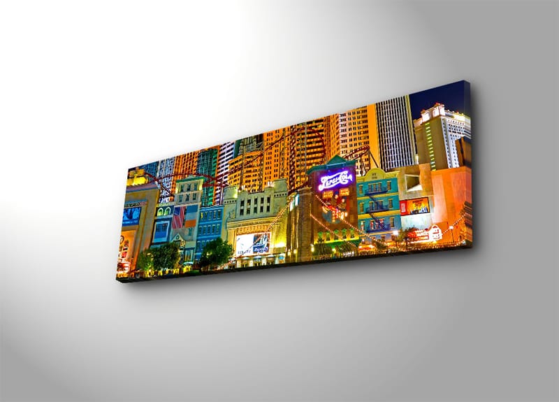 Dekorativ Canvasbilde 30x90 cm - Flerfarget - Interiør - Maleri & posters - Lerretsbilder