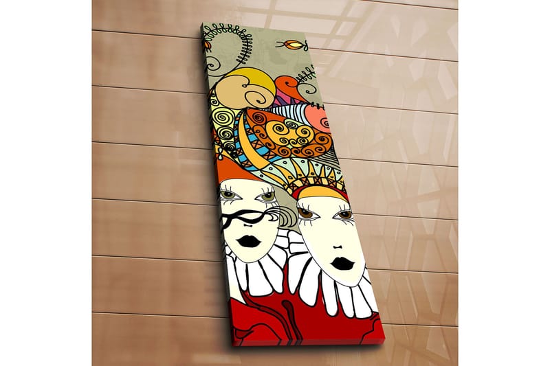 Dekorativ Canvasbilde 30x90 cm - Flerfarget - Interiør - Maleri & posters - Lerretsbilder