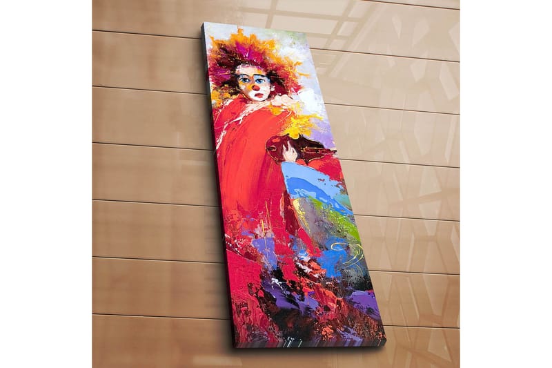 Dekorativ Canvasbilde 30x90 cm - Flerfarget - Interiør - Maleri & posters - Lerretsbilder