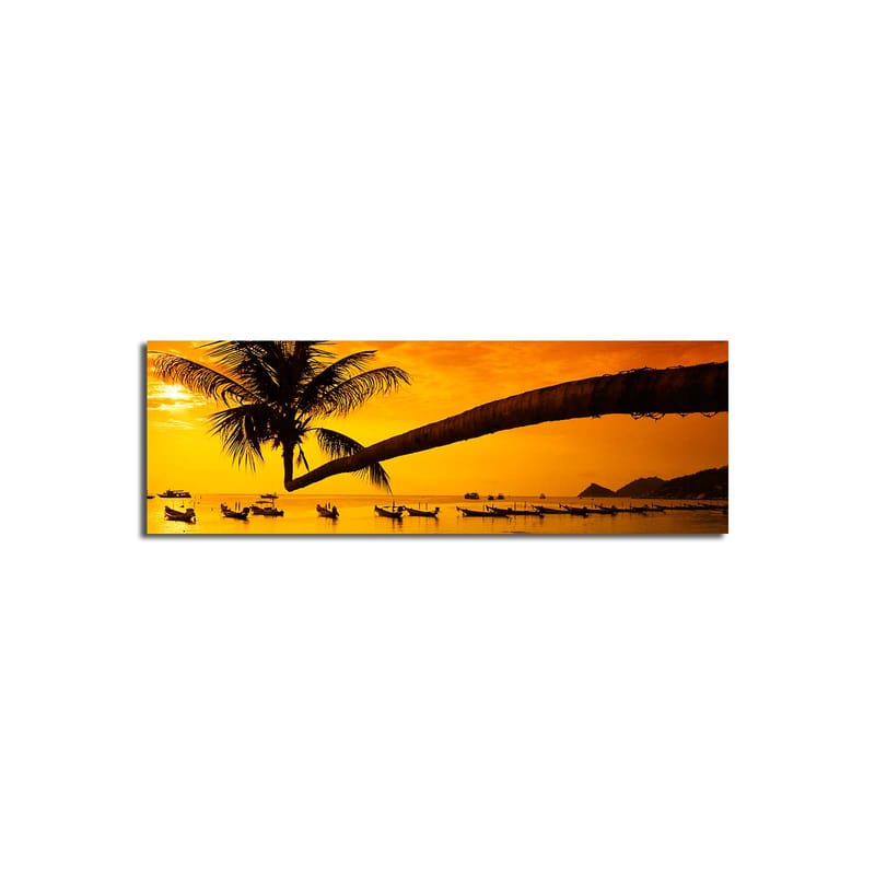 Dekorativ Canvasbilde 30x90 cm - Flerfarget - Interiør - Maleri & posters - Lerretsbilder