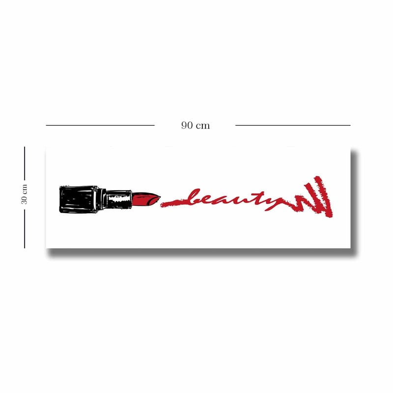 Dekorativ Canvasbilde 30x90 cm - Flerfarget - Interiør - Maleri & posters - Lerretsbilder
