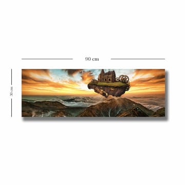 Dekorativ Canvasbilde 30x90 cm - Flerfarget - Interiør - Maleri & posters - Lerretsbilder