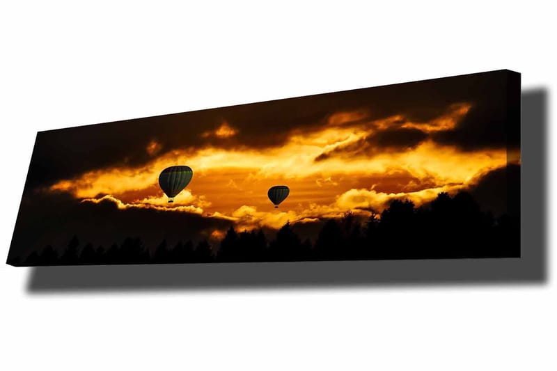 Dekorativ Canvasbilde 30x90 cm - Flerfarget - Interiør - Maleri & posters - Lerretsbilder