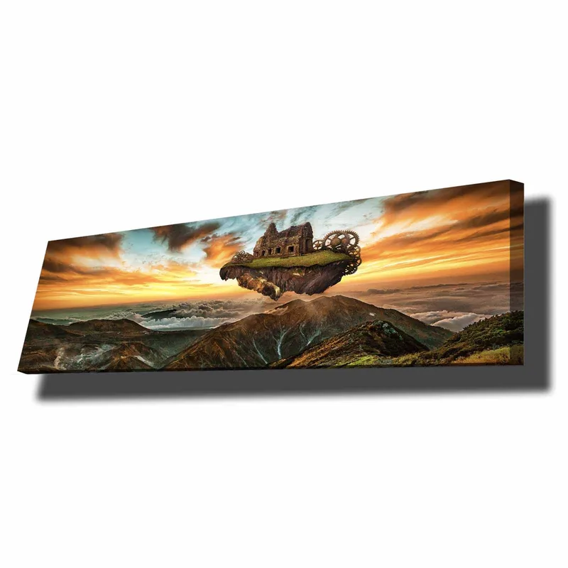 Dekorativ Canvasbilde 30x90 cm, Flerfarget