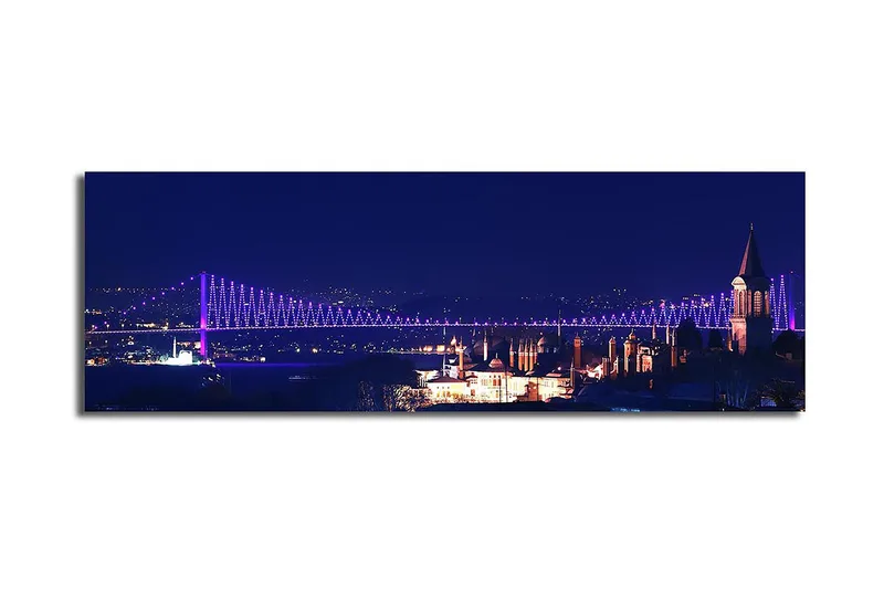 Dekorativ Canvasbilde 30x90 cm, Flerfarget