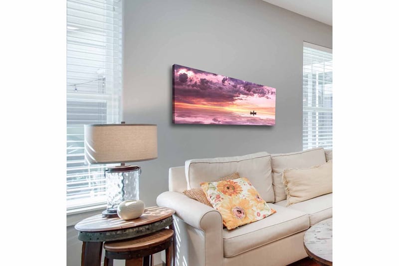 Dekorativ Canvasbilde 30x90 cm, Flerfarget