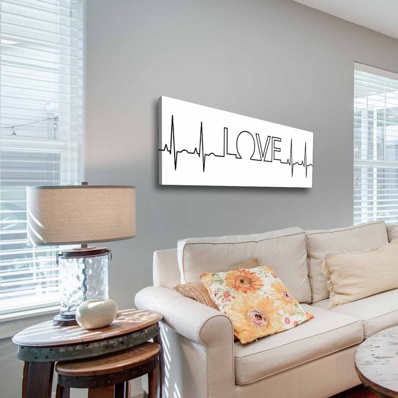 Dekorativ Canvasbilde 30x90 cm, Flerfarget