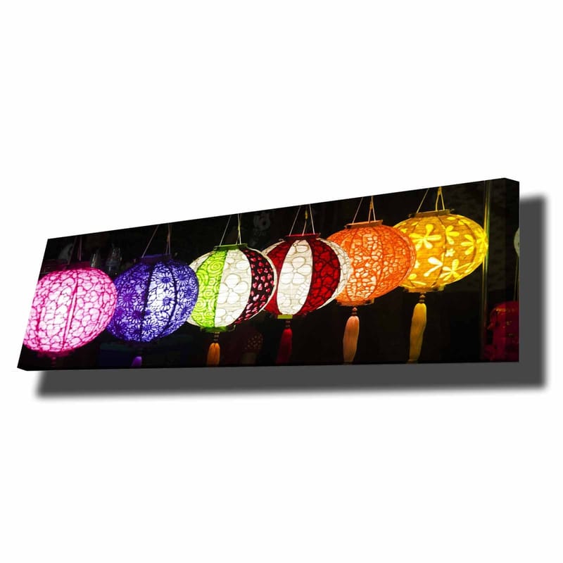 Dekorativ Canvasbilde 30x90 cm, Flerfarget