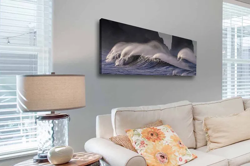 Dekorativ Canvasbilde 30x90 cm, Flerfarget