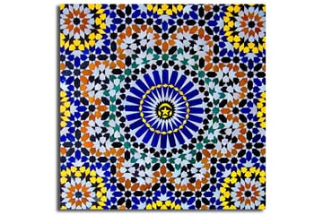 Dekorativ Canvasbilde 45x45 cm - Flerfarget - Interiør - Maleri & posters - Lerretsbilder