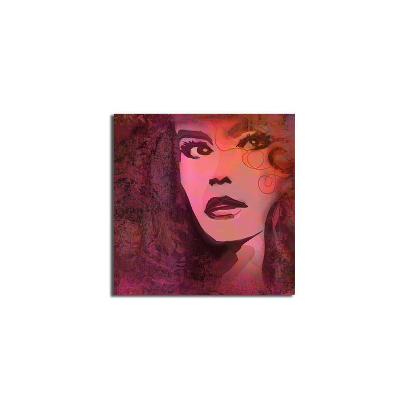 Dekorativ Canvasbilde 45x45 cm - Flerfarget - Interiør - Maleri & posters - Lerretsbilder