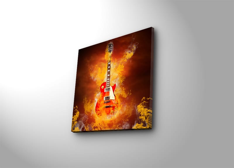 Dekorativ Canvasbilde 45x45 cm - Flerfarget - Interiør - Maleri & posters - Lerretsbilder