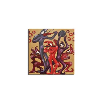 Dekorativ Canvasbilde 45x45 cm - Flerfarget - Interiør - Maleri & posters - Lerretsbilder