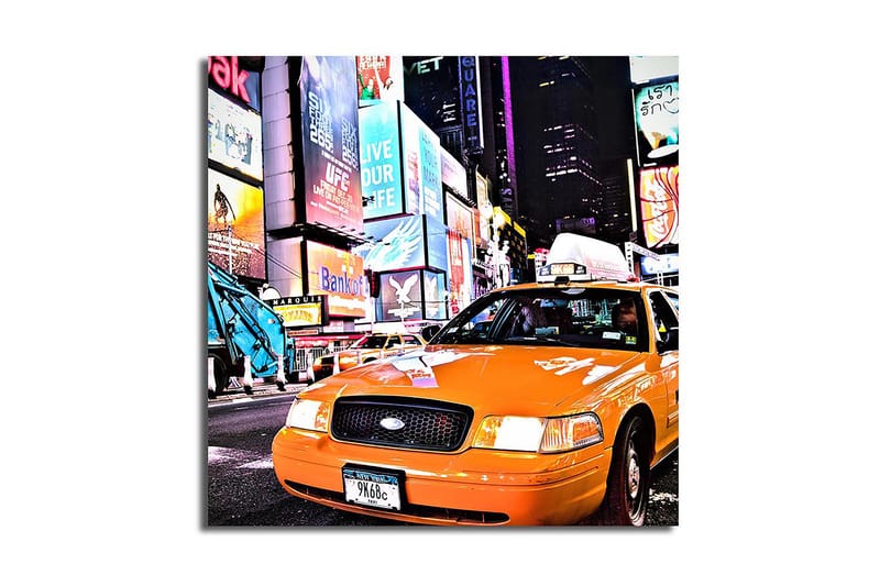 Dekorativ Canvasbilde 45x45 cm - Flerfarget - Interiør - Maleri & posters - Lerretsbilder