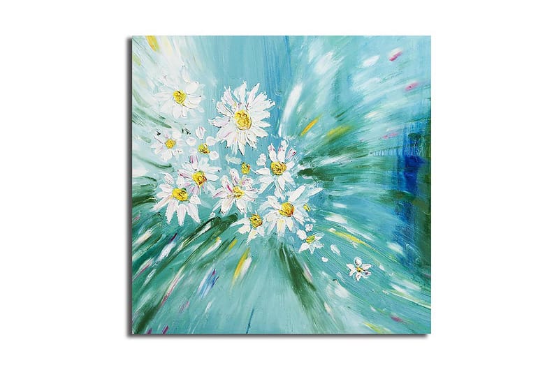 Dekorativ Canvasbilde 45x45 cm - Flerfarget - Interiør - Maleri & posters - Lerretsbilder