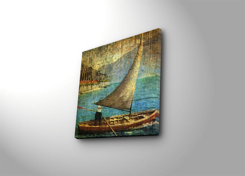 Dekorativ Canvasbilde 45x45 cm - Flerfarget - Interiør - Maleri & posters - Lerretsbilder