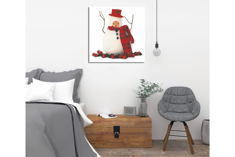 Dekorativ Canvasbilde 45x45 cm - Flerfarget - Interiør - Maleri & posters - Lerretsbilder