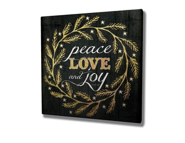 Dekorativ Canvasbilde 45x45 cm - Flerfarget - Interiør - Maleri & posters - Lerretsbilder