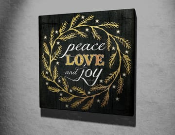 Dekorativ Canvasbilde 45x45 cm - Flerfarget - Interiør - Maleri & posters - Lerretsbilder