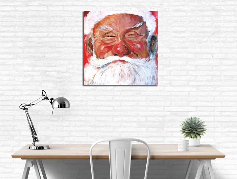 Dekorativ Canvasbilde 45x45 cm - Flerfarget - Interiør - Maleri & posters - Lerretsbilder