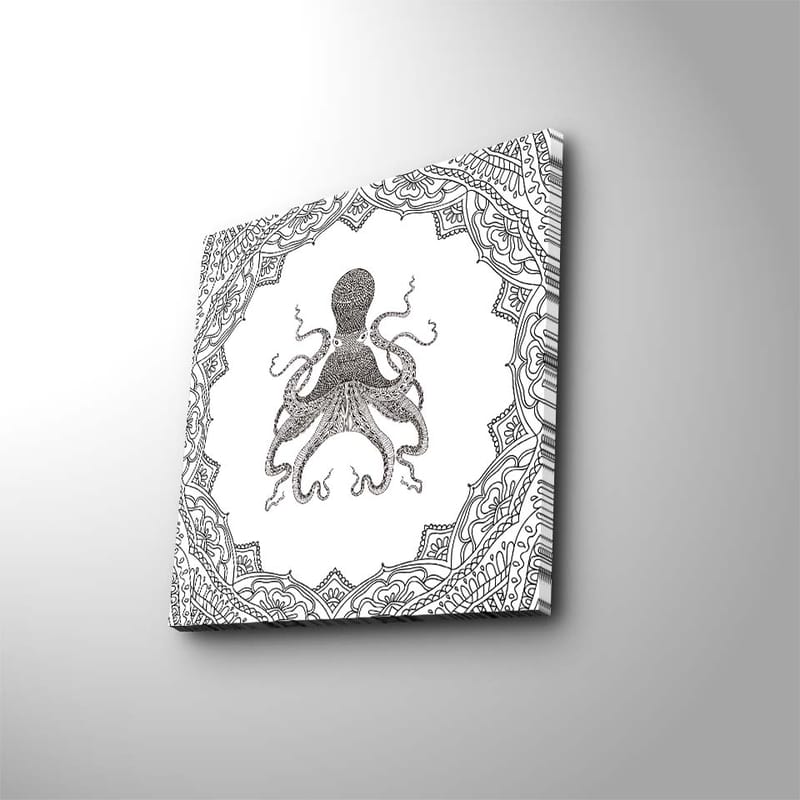 Dekorativ Canvasbilde 45x45 cm - Flerfarget - Interiør - Maleri & posters - Lerretsbilder