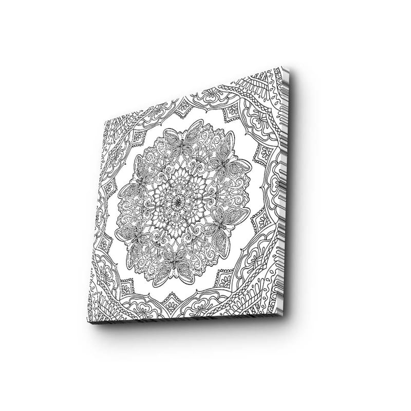 Dekorativ Canvasbilde 45x45 cm, Flerfarget