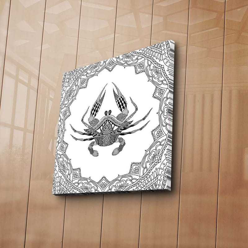 Dekorativ Canvasbilde 45x45 cm - Flerfarget - Interiør - Maleri & posters - Lerretsbilder