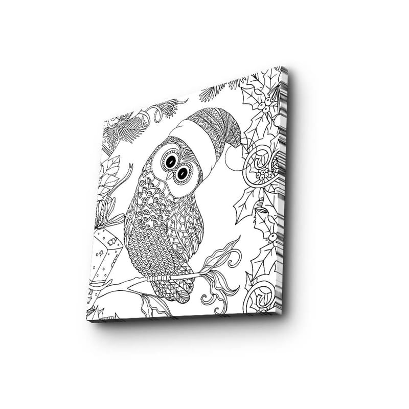Dekorativ Canvasbilde 45x45 cm - Flerfarget - Interiør - Maleri & posters - Lerretsbilder