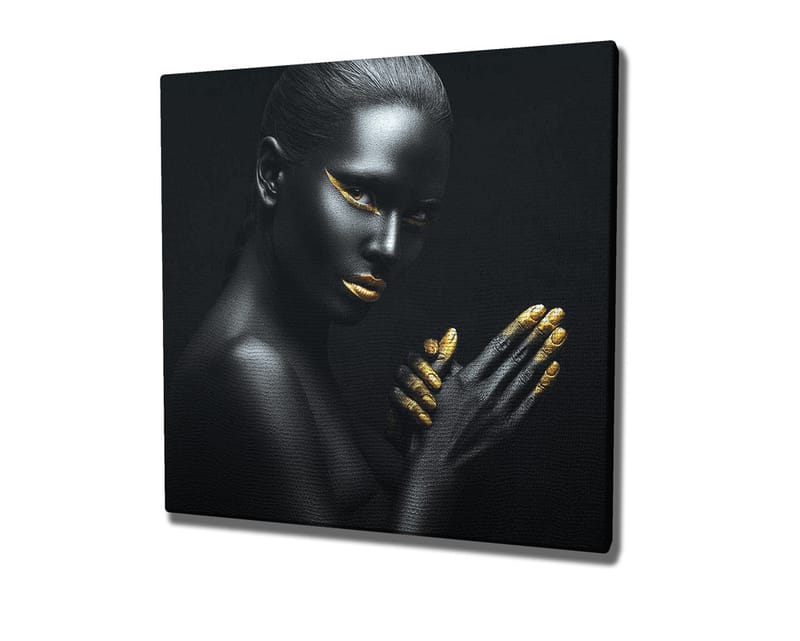 Dekorativ Canvasbilde 45x45 cm - Flerfarget - Interiør - Maleri & posters - Lerretsbilder