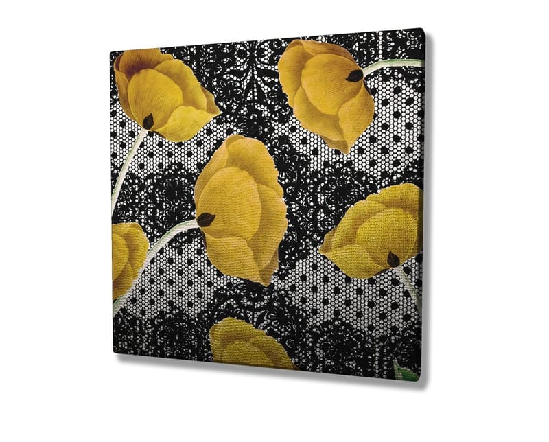 Dekorativ Canvasbilde 45x45 cm - Flerfarget - Interiør - Maleri & posters - Lerretsbilder