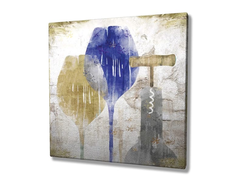 Dekorativ Canvasbilde 45x45 cm - Flerfarget - Interiør - Maleri & posters - Lerretsbilder