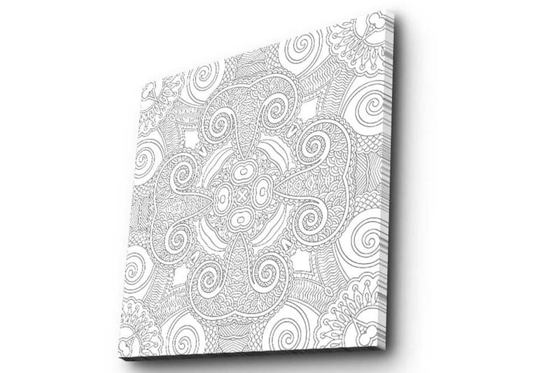 Dekorativ Canvasbilde 45x45 cm - Flerfarget - Interiør - Maleri & posters - Lerretsbilder