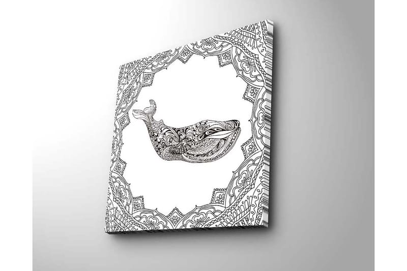Dekorativ Canvasbilde 45x45 cm - Flerfarget - Interiør - Maleri & posters - Lerretsbilder